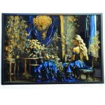 تابلو رزین آبی